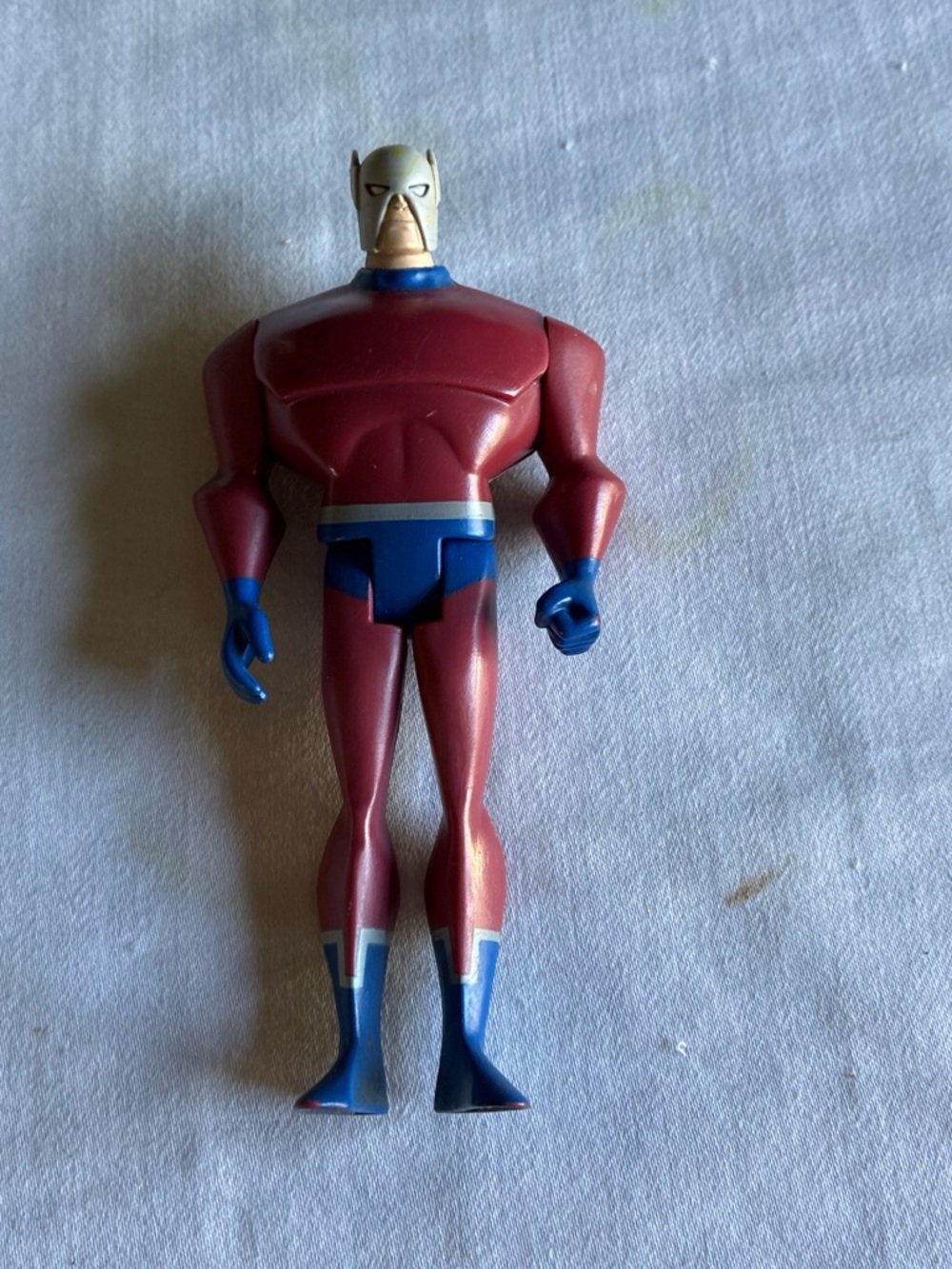 DC Toy Men's Red and Blue Swim Trunks